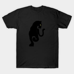 Black Panther, Panther, animals, wild animals T-Shirt